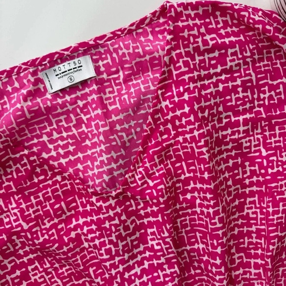 MOTT50‎ Fuchsia Basketweave Charlotte Dress Size Small - Picture 4 of 13